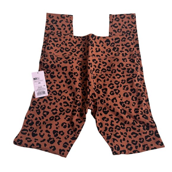 Wild Fable XS Brown & Black Leopard Print High-Waisted Leggings Stretchy new - Picture 4 of 9
